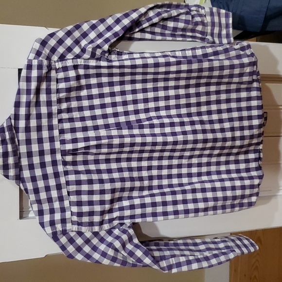 Crewcuts J Crew boys button down checked shirt size 8 - Picture 4 of 8